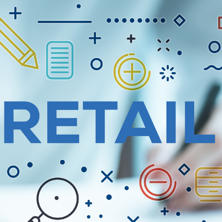 graphic saying retail